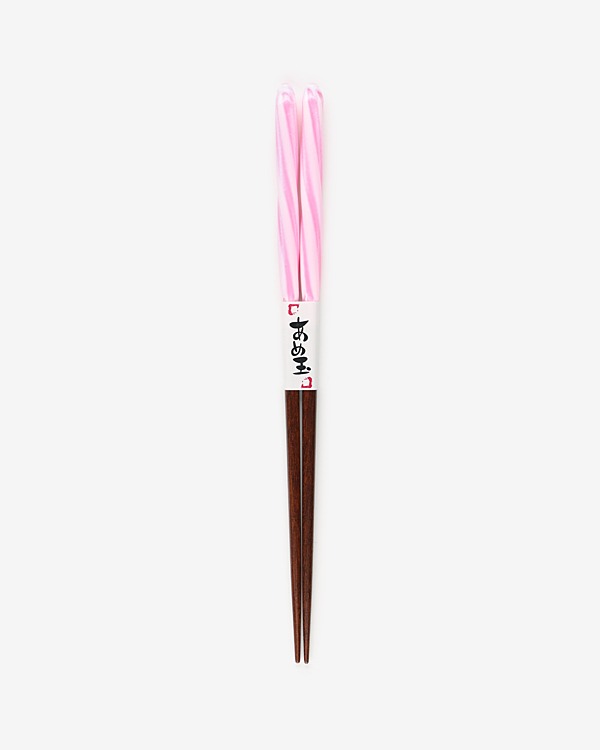 아오바 천연목 막대사탕 젓가락 핑크 / H4187